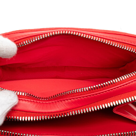 DIOR Red Leather Shoulder Bag - Picture 5 of 12